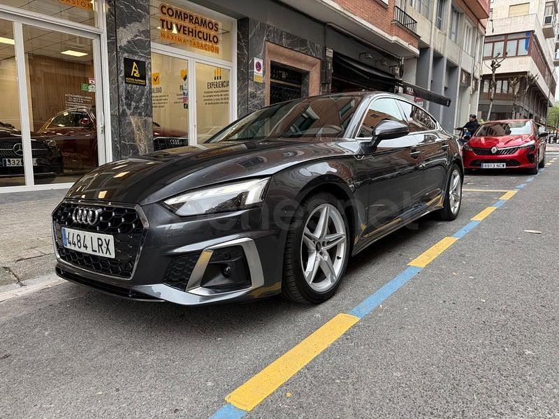 Usado Audi A5 Sportback Premium 204 CV (150 kW) 2021 Gris / plata Utilitario