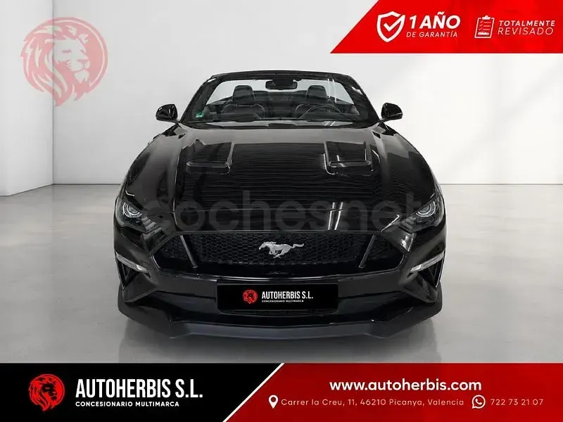 Usado Ford Mustang GT 450 CV (330 kW) 2019 Negro Descapotable