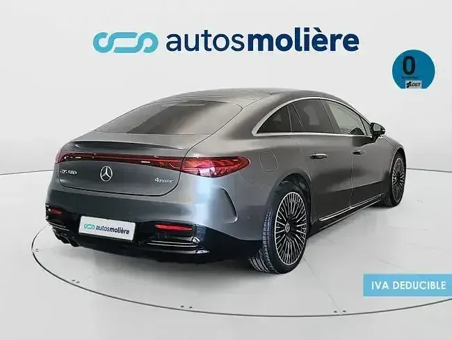 Usado Mercedes EQS580 400 kW (544 CV) 2022 Gris Berlina