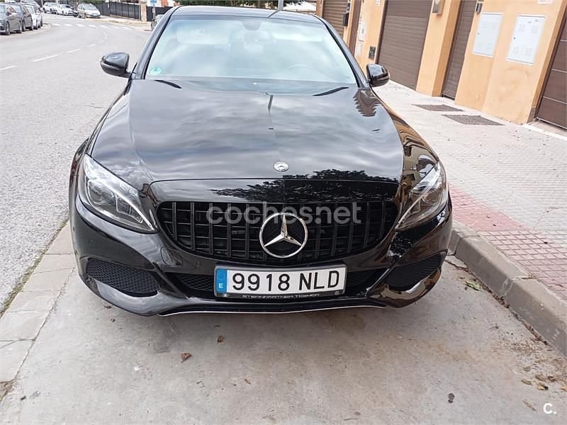 Usado Mercedes C220 Avantgarde 170 CV (125 kW) 2016 Negro Berlina
