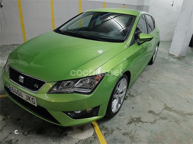 Usado Seat Leon Style 150 CV (110 kW) 2015 Verde Berlina