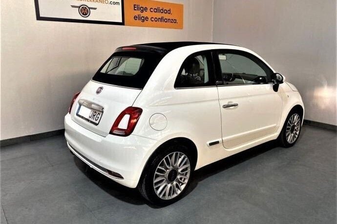 Usado Fiat 500 69 CV (50 kW) 2016 Beige Descapotable