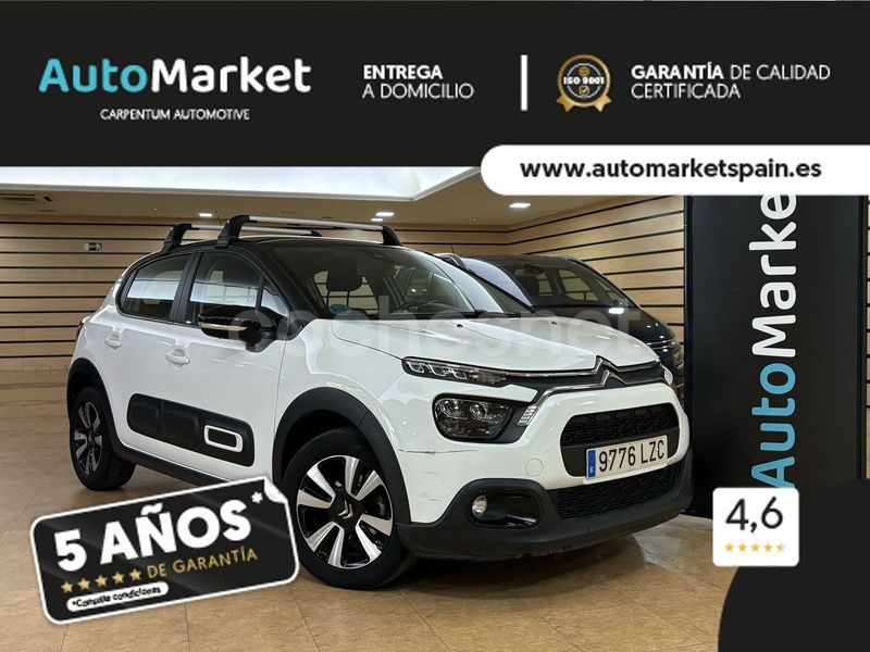 Gris / plata Usado 2022 Citroën C3 Feel Utilitario | 10.900 € (Precio justo) - Imagen 1/4