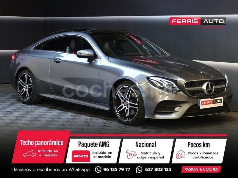 Gris / plata Usado 2018 Mercedes E220 Coupe | 33.990 € (Precio justo) - Imagen 1/4
