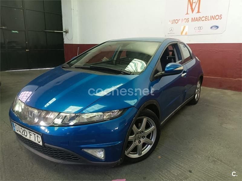 Usado Honda Civic Sport 140 CV (102 kW) 2007 Azul Berlina