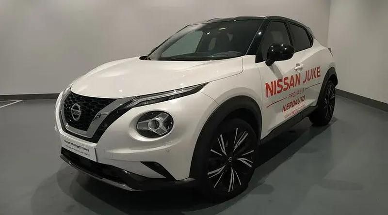 Usado Nissan Juke 114 CV (83 kW) 2021 Lunar white (metalizado) techo SUV
