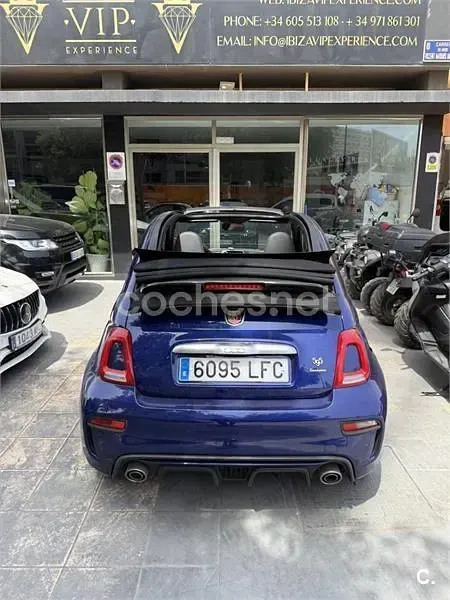 Usado Abarth 595C Turismo 165 CV (121 kW) 2020 Azul Descapotable