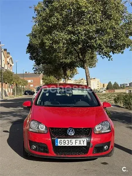 Usado VW Golf V GT 170 CV (125 kW) 2007 Rojo Berlina