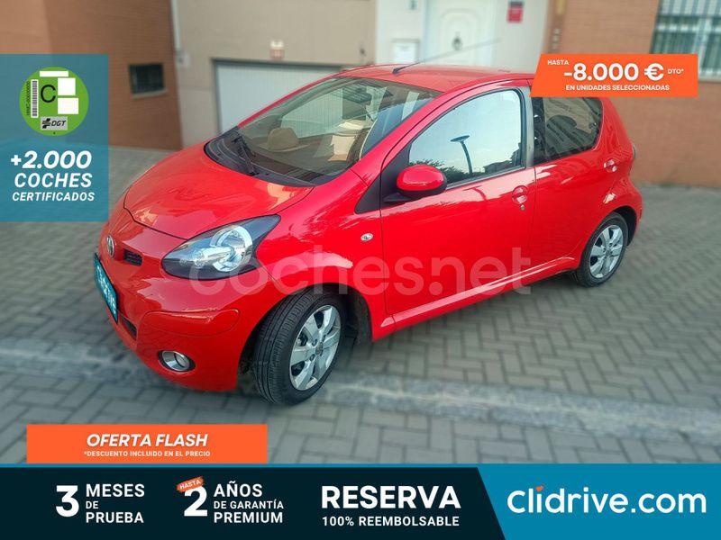 Rojo Usado 2012 Toyota Aygo City Utilitario | 6690 € (Precio justo) - Imagen 1/3