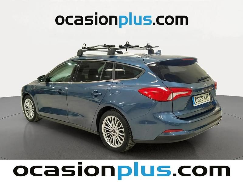Begagnad Ford Focus Titanium 125 HK (91 kW) 2019 Blå Kombi