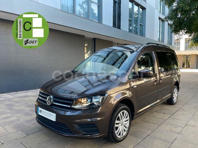 Marrón Usado 2019 VW Caddy Maxi Trendline Monovolumen | 19.850 € (Un poco caro) - Imagen 1/4