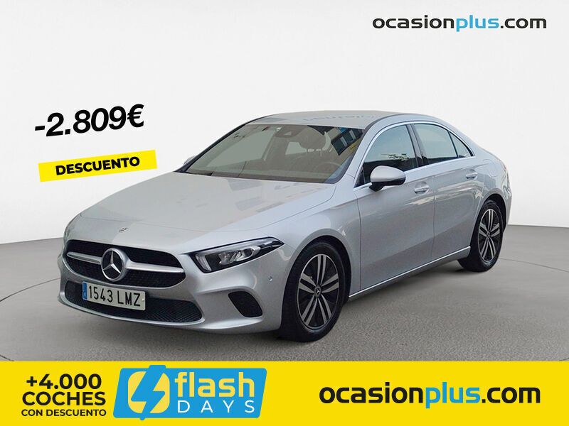 Gris / plata Usado 2021 Mercedes A200 Berlina | 30.900 € (Precio justo) - Imagen 1/4