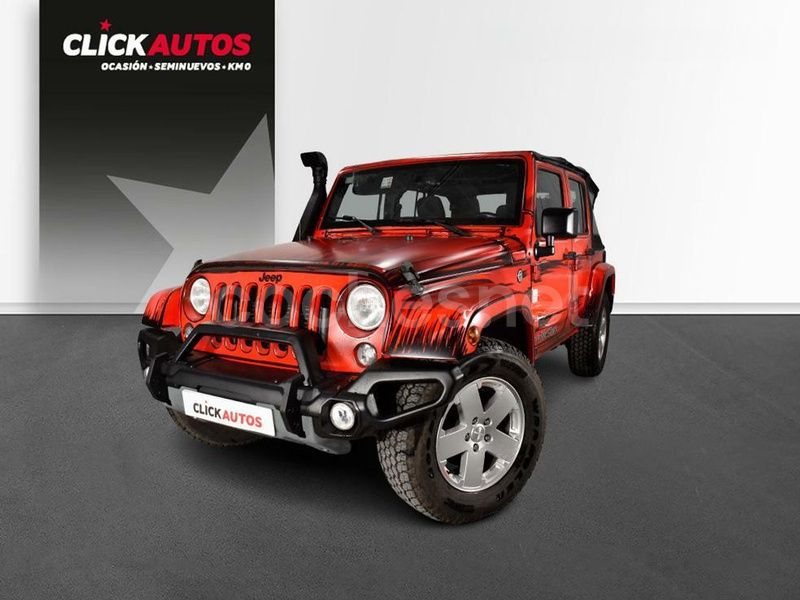 Rojo Usado 2018 Jeep Wrangler Unlimited Sport SUV | 37.700 € (Buen precio) - Imagen 1/4