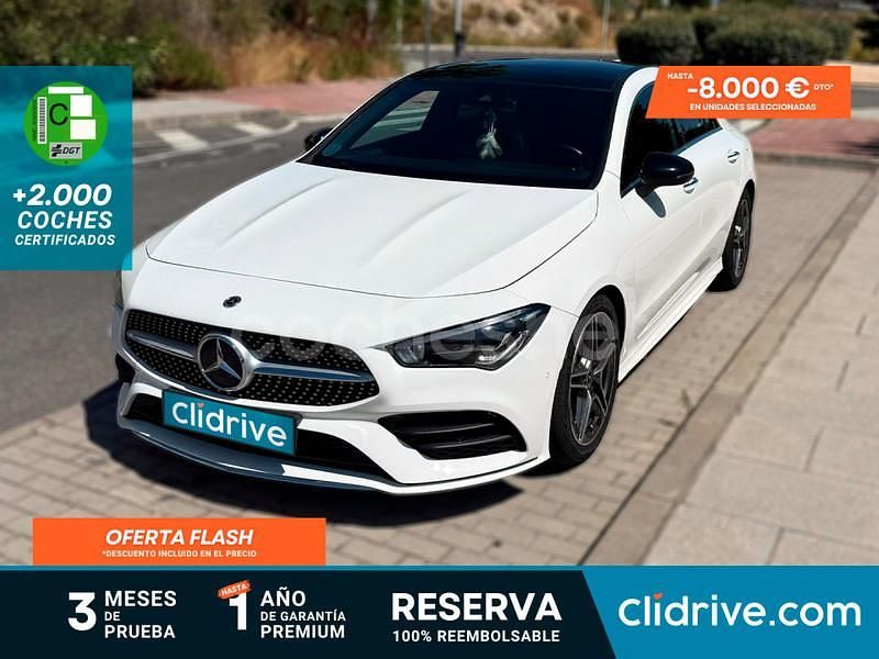 Blanco Usado 2021 Mercedes CLA200 Berlina | 25.990 € (Buen precio) - Imagen 1/3
