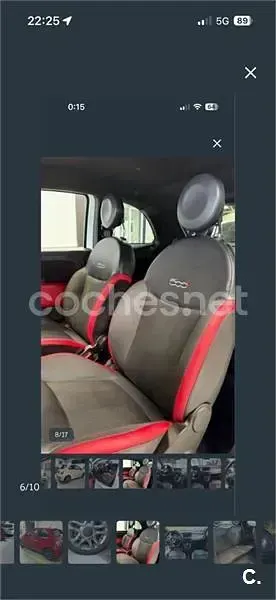 Usado Fiat 500S S 69 CV (50 kW) 2015 Rojo Berlina