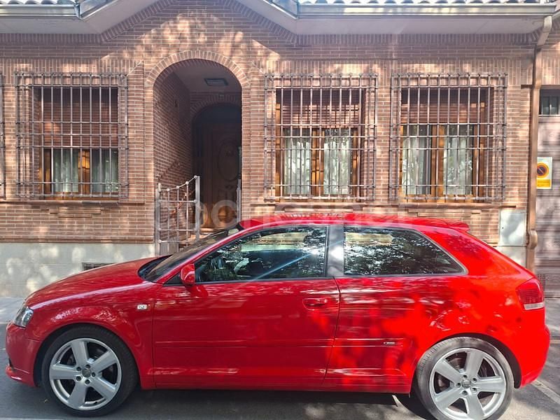 Usado Audi A3 Ambition 170 CV (125 kW) 2007 Rojo Berlina