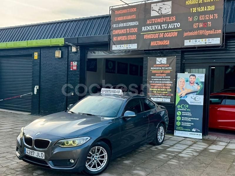 Gris / plata Usado 2016 BMW 218 Coupe | 9600 € (Super precio) - Imagen 1/4