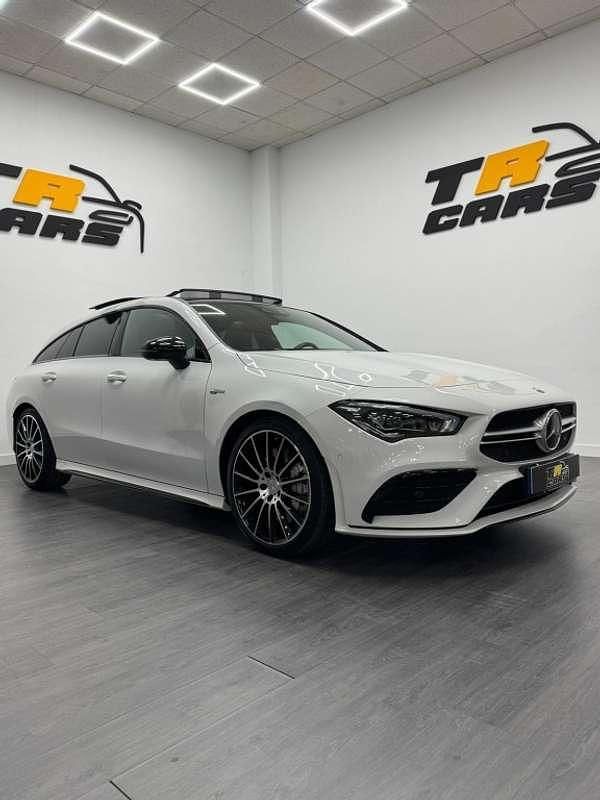 Usado Mercedes CLA45 AMG Shooting Brake AMG 306 CV (225 kW) 2019 Blanco Familiar