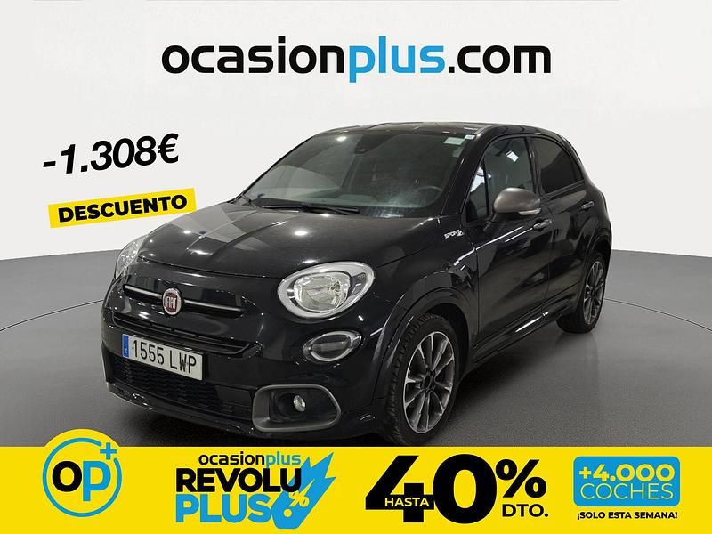 Usado Fiat 500X Sport 120 CV (88 kW) 2022 Negro SUV