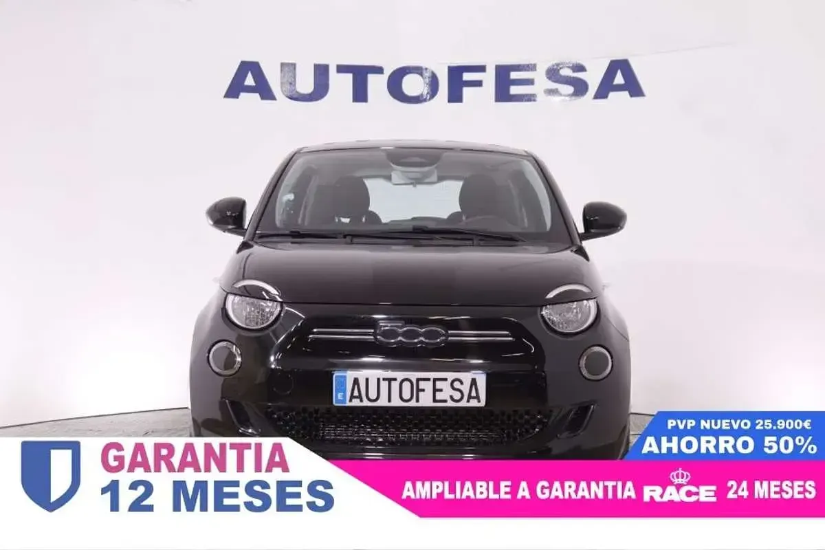 Usado Fiat 500e Action 69 kW (95 CV) 2022 Negro Berlina