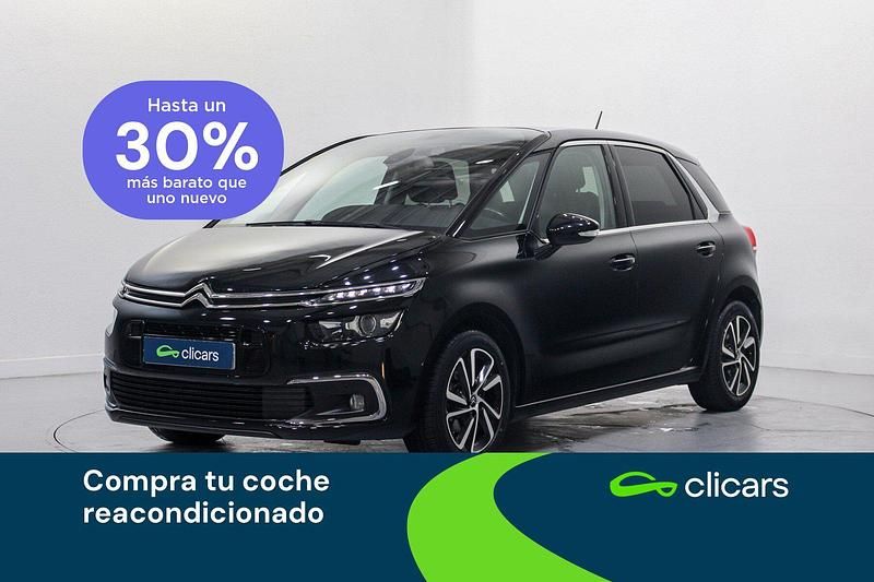 Usado Citroën C4 Picasso PureTech 130 CV (95 kW) 2018 Negro Monovolumen