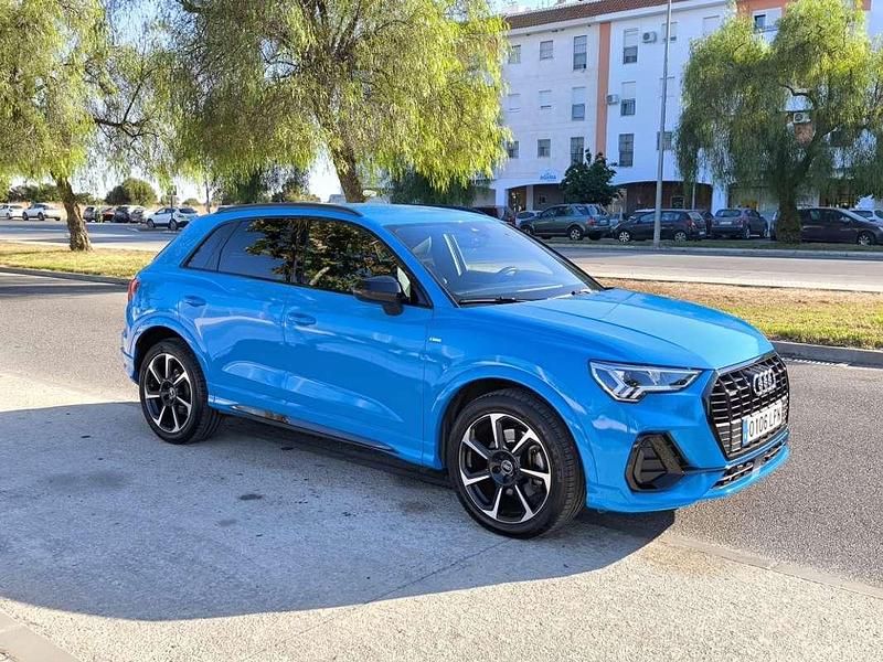 Usado Audi Q3 200 CV (147 kW) 2021 Azul SUV