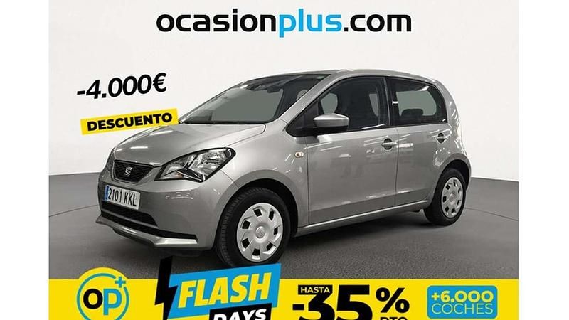 Usado Seat Mii Style 60 CV (44 kW) 2018 Gris plata Utilitario