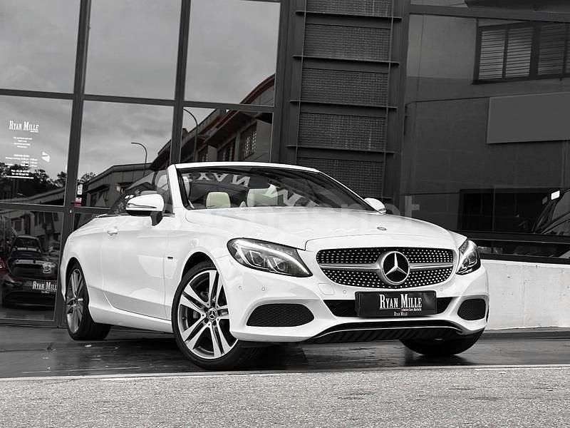 Blanco Usado 2017 Mercedes C300 Descapotable | 33.900 € (Buen precio) - Imagen 1/4