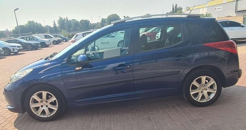Usado Peugeot 207 Sport 109 CV (80 kW) 2009 Azul Familiar