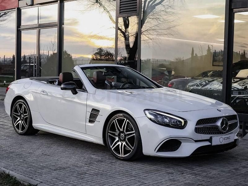 Usado Mercedes SL500 455 CV (334 kW) 2017 Blanco Descapotable
