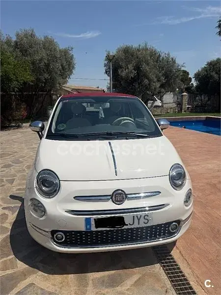 Usado Fiat 500C 69 CV (50 kW) 2017 Blanco Descapotable