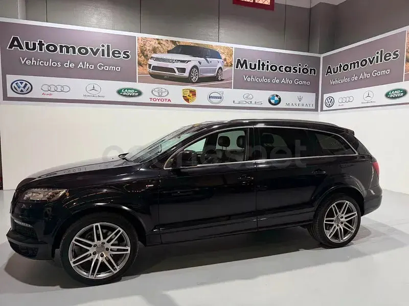 Usado Audi Q7 S-Line 272 CV (200 kW) 2016 Negro SUV