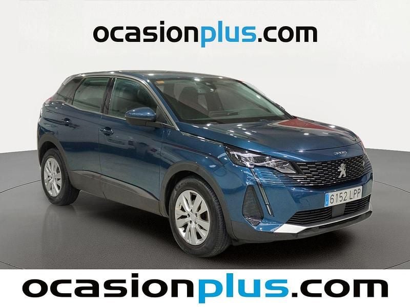 Usado Peugeot 3008 Active 131 CV (96 kW) 2021 Azul SUV