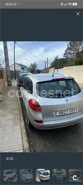 Usado Renault Clio Exception 105 CV (77 kW) 2010 Blanco Familiar
