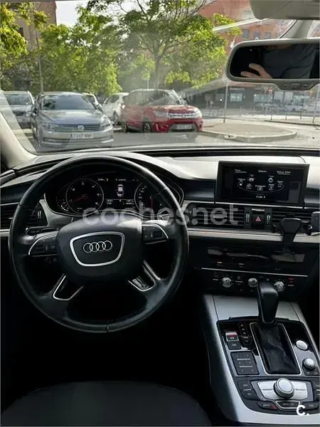 Usado Audi A6 190 CV (139 kW) 2015 Gris / plata Berlina