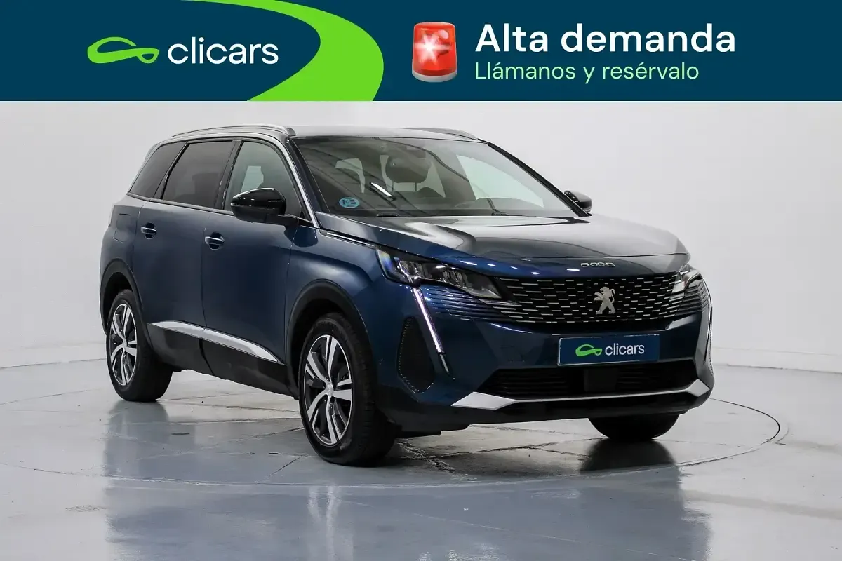 Usado Peugeot 5008 Allure 130 CV (95 kW) 2021 Azul SUV