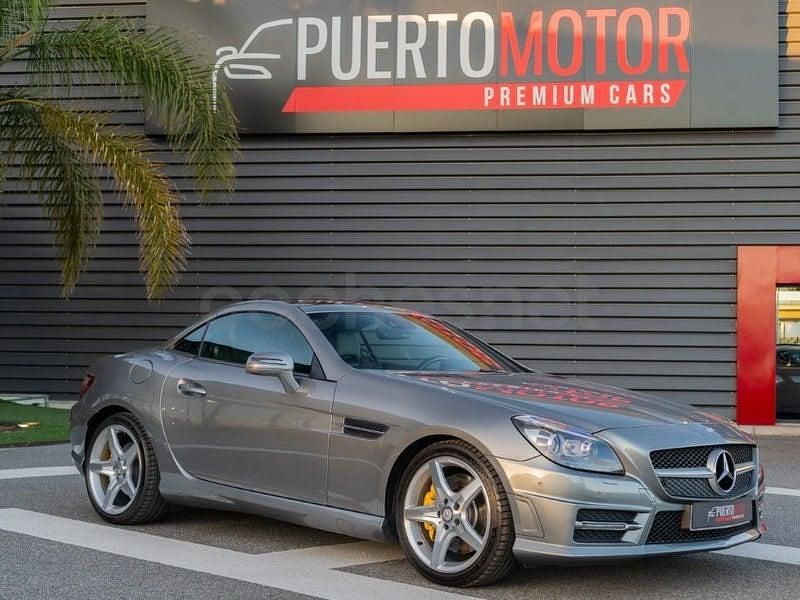 Usado Mercedes SLK350 306 CV (225 kW) 2013 Gris / plata Descapotable