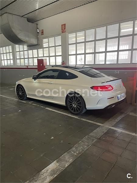 Usado Mercedes C250 AMG line 204 CV (150 kW) 2017 Blanco Coupe