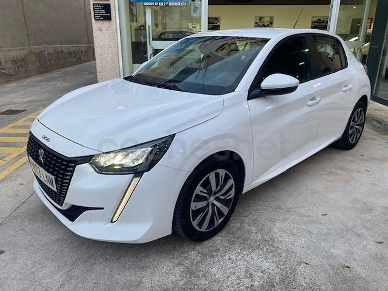 Usado Peugeot 208 Active 100 CV (73 kW) 2021 Blanco Utilitario