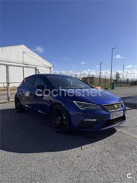 Azul Usado 2019 Seat Leon FR Berlina | 16.500 € (Precio justo) - Imagen 1/4