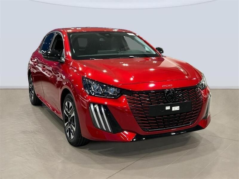 Usado Peugeot 208 Allure 101 CV (74 kW) 2024 Rojo elixir Utilitario