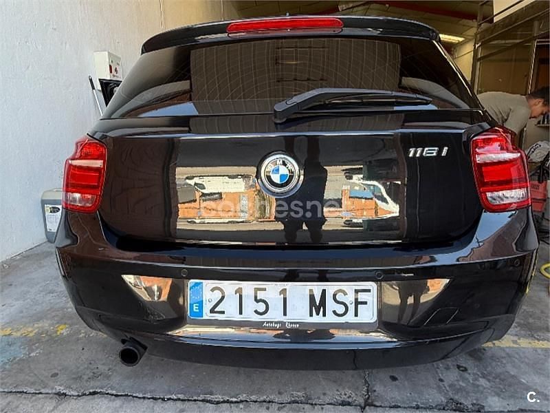 Usado BMW 116 136 CV (100 kW) 2014 Negro Utilitario