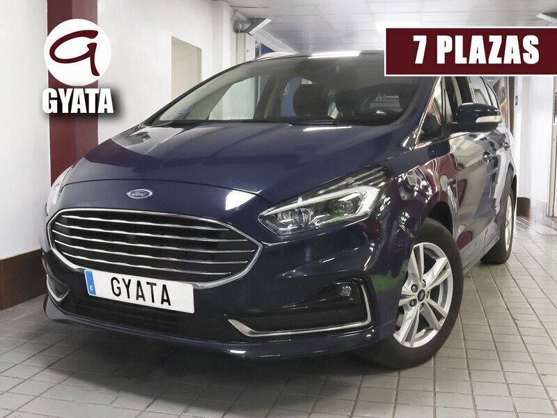 Azul Usado 2023 Ford S-MAX Titanium Monovolumen | 34.990 € (Caro) - Imagen 1/4