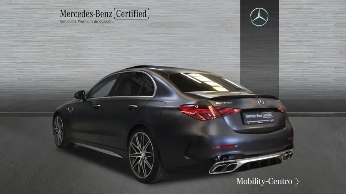 Usado Mercedes C63 S E Performance AMG 476 CV (350 kW) 2024 Manufaktur gris grafito magno
