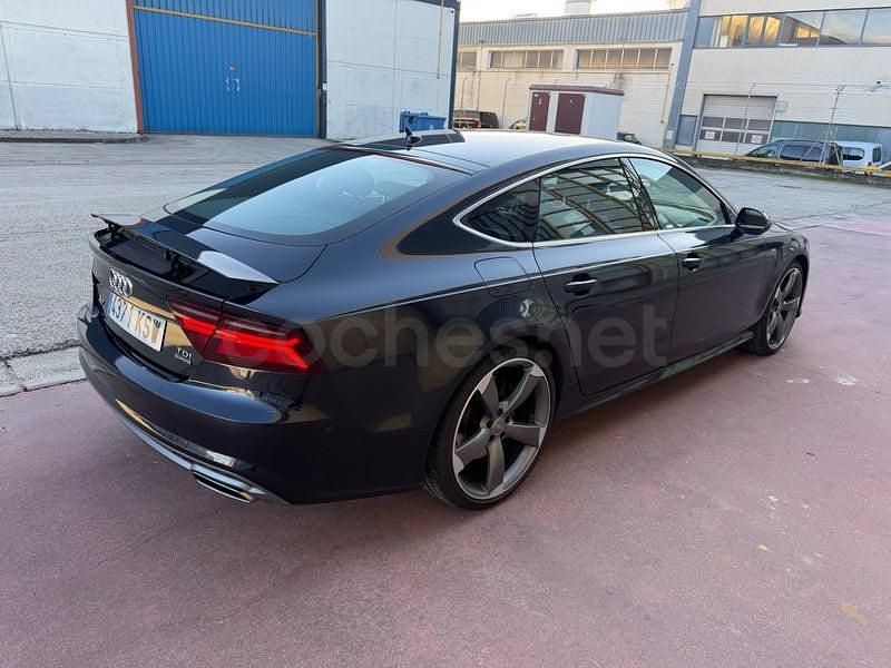 Usado Audi A7 Sportback S-Line 204 CV (150 kW) 2014 Azul Utilitario