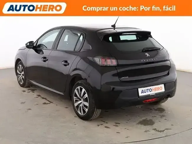 Usado Peugeot 208 Active 101 CV (74 kW) 2020 Negro Utilitario