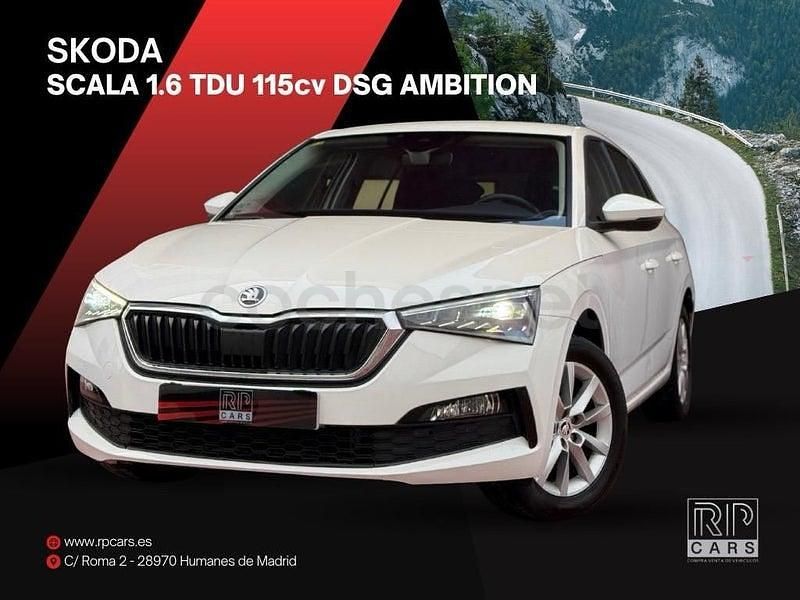 Usado Skoda Scala Style 115 CV (84 kW) 2020 Blanco Utilitario