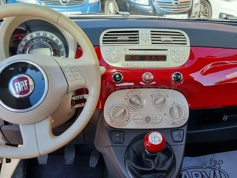 Usado Fiat 500 Lounge 69 CV (50 kW) 2013 Rojo Berlina