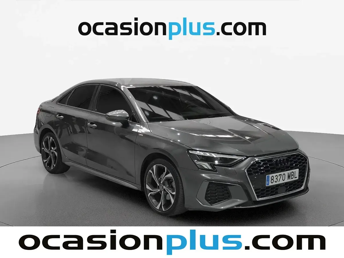 Usado Audi A3 S-Line 150 CV (110 kW) 2022 Gris Berlina