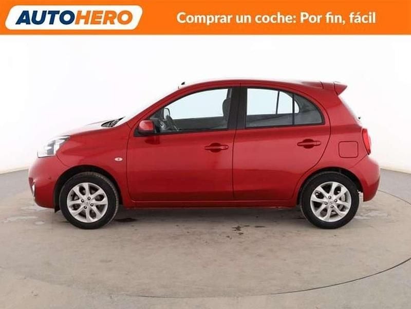 Usado Nissan Micra Acenta 80 CV (58 kW) 2014 Rojo Utilitario